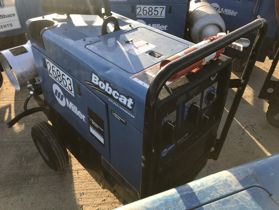 2019 Miller Electric BOBCAT 250 LP/Propane, Running Gear, Tank Bracket, Hose