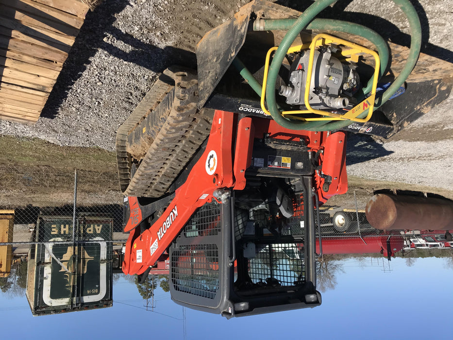 2019 Kubota SVL95-2S Cab/Heat/Air, Standard Tracks, Standard Flow, Hydraulic QC 80" HD Tooth Bucket