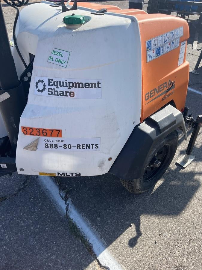 2023 Generac MLT2 Diesel, Flex Switch 120V Input, Powerzone Controller, (4) 320W LED Lights, 4kW Generator, 39.9 Gal Fuel Tank, 2" Ball, T3