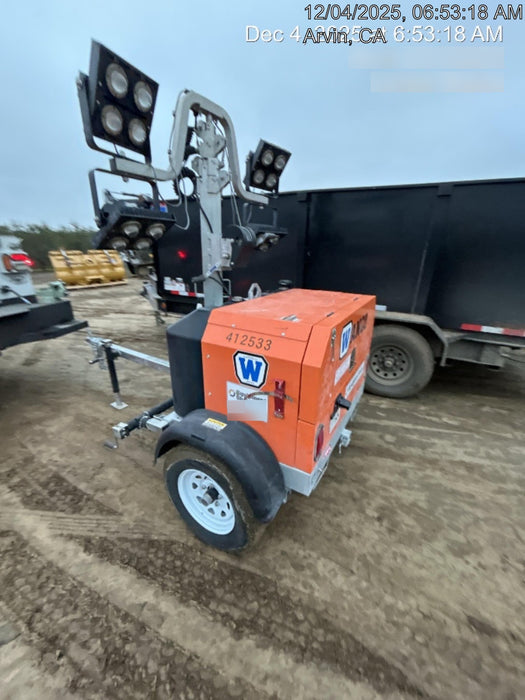 2024 Wanco WLTT-4MM4K Diesel, Deep Sea Controller, Shore Power Plug, Auto Start, (4) 350W LED Floodlights, 4kW Generator, 60 Gal Fuel Tank, 2" Ball, T3