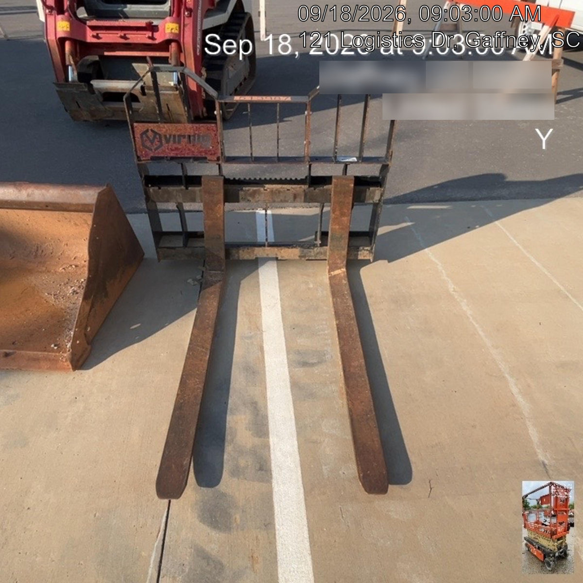 2025 VIRNIG 48" Pallet Forks - Virnig