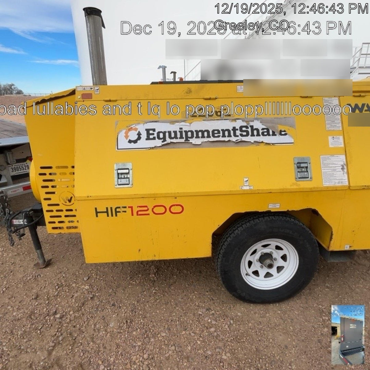 2019 WACKER NEUSON HIF 1200