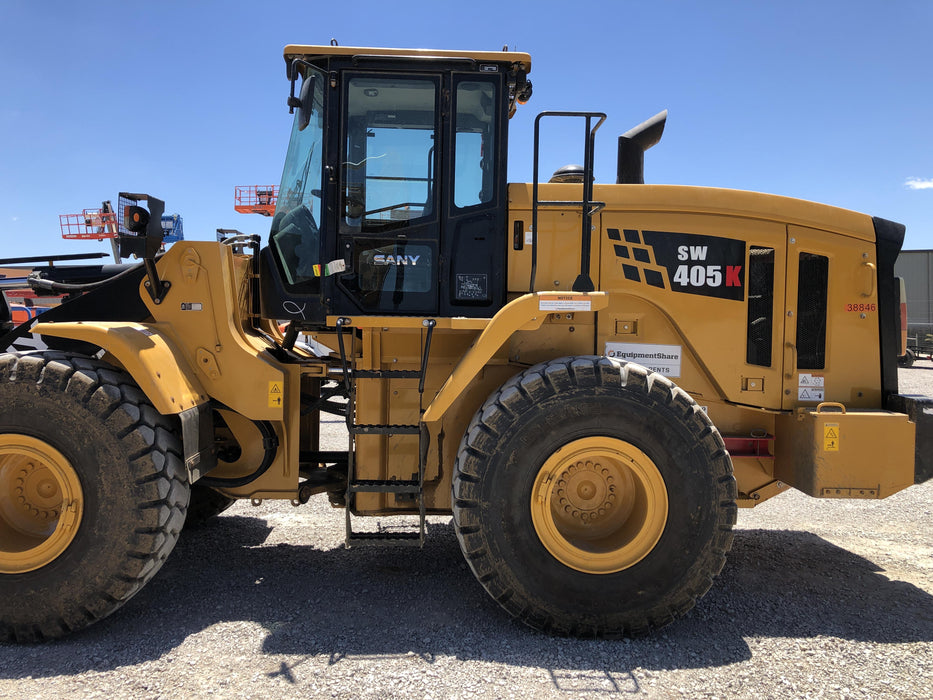 2019 Sany SW405K Tier 4, Cab, 3rd Function Hydraulics Smooth Pin On Bucket