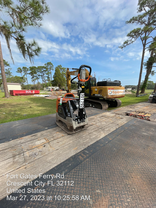 2023 Multiquip MVH158 Honda GX200, 17" Plate, Gas