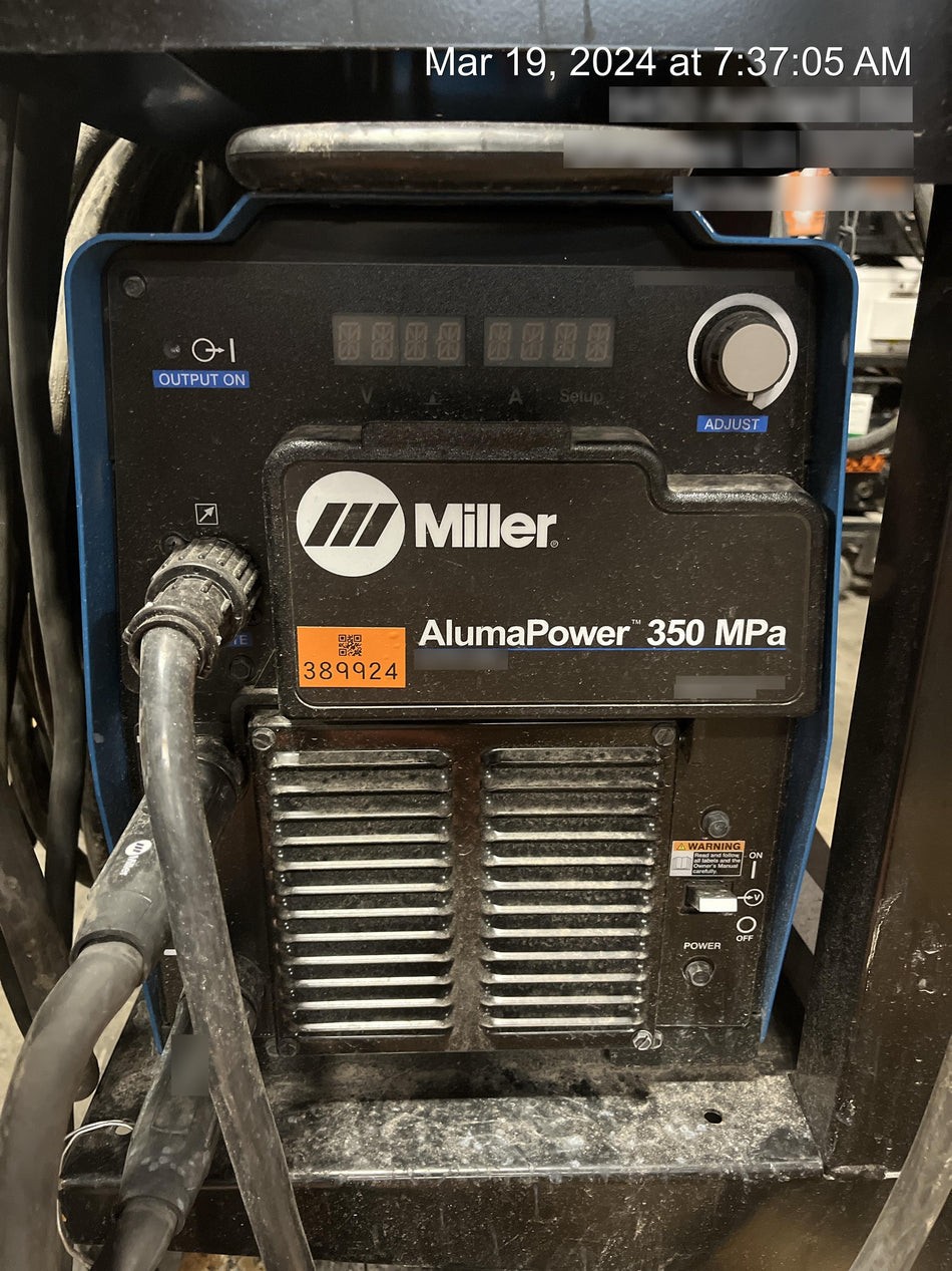 2023 MILLER ELECTRIC AlumaPower 350 MPA