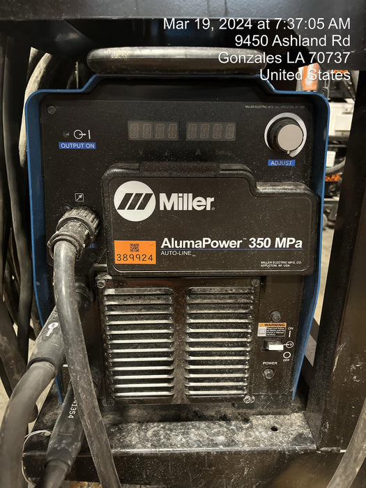 2023 MILLER ELECTRIC AlumaPower 350 MPA