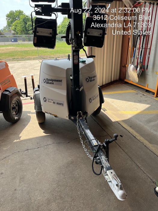 2024 Generac MLT2 Diesel, Flex Switch 120V Input, Powerzone Controller, 
(4) 320W LED Lights, 4kW Generator, 39.9 Gal Fuel Tank, 2" Ball, T3