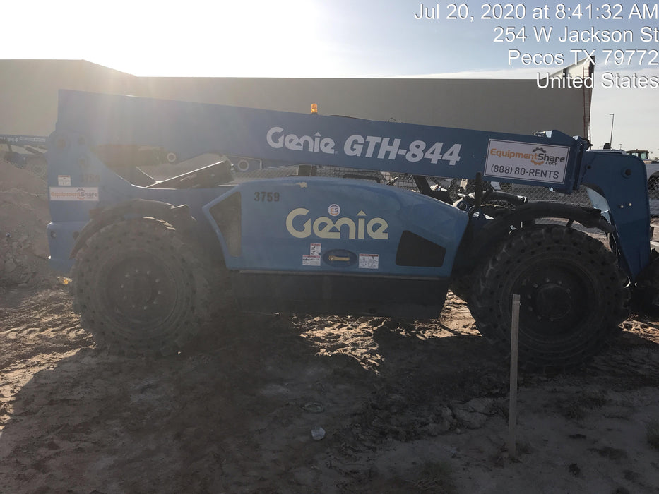 2017 Genie GTH-844 Genie GTH 844, Solid Tires, 60" carriage, Open ROPS - GTH08E-10892