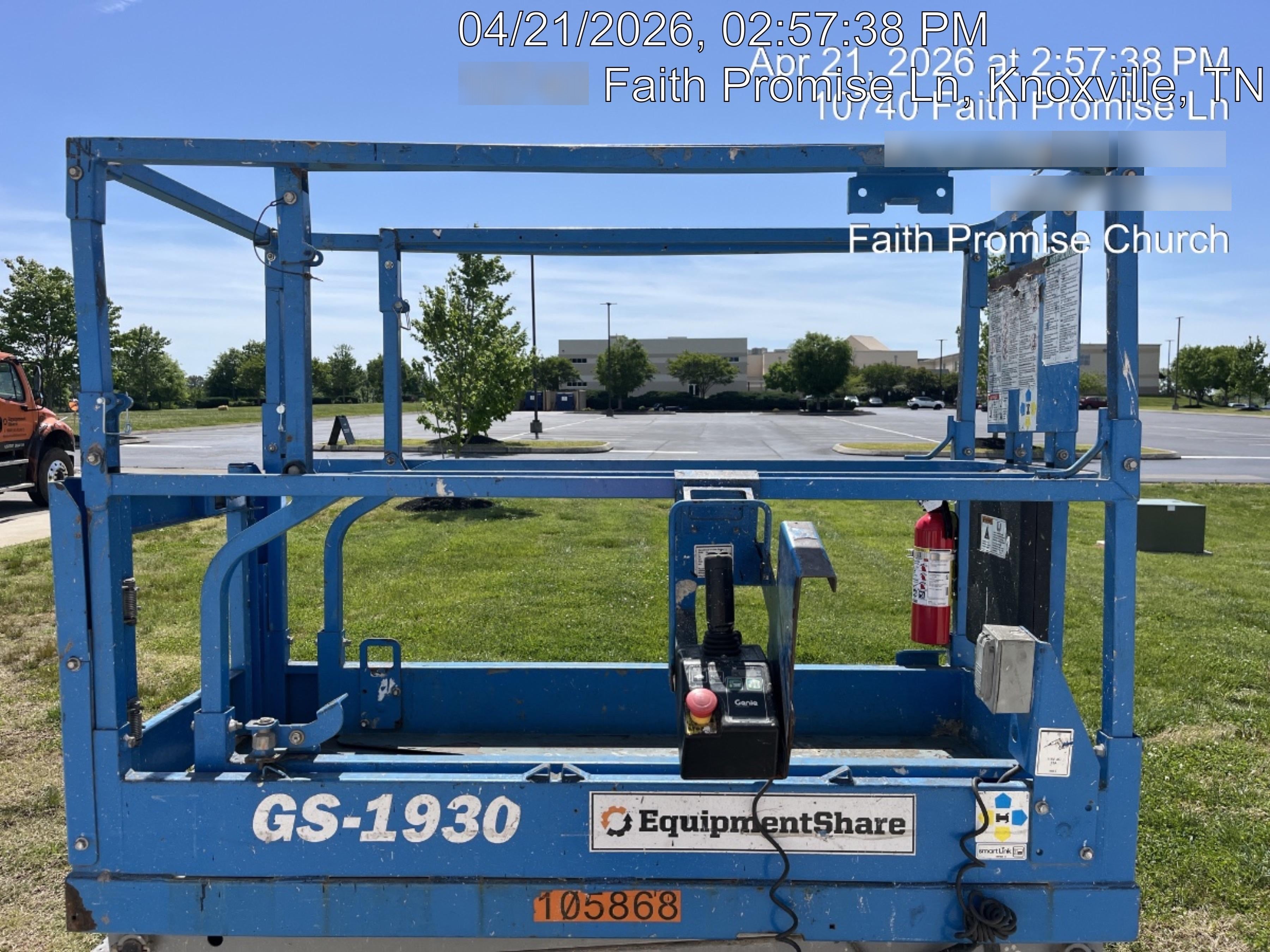 2020 Genie GS-1930 Solid Non Marking Tires, Beacon, Folding rails with half height swing gate