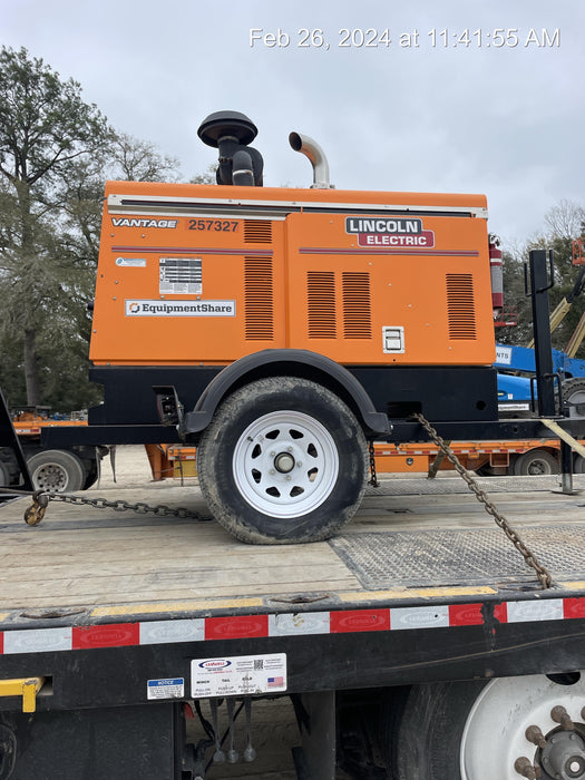 2022 Lincoln Electric Vantage 549X Crosslink Technology, Trailer Mounted, ES Decals, T3