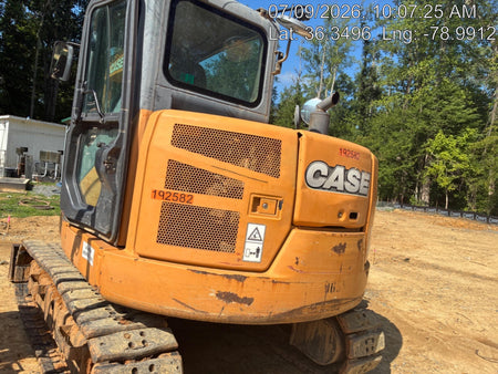 2015 Case CX80C CLOSED CAB, A/C, RUBBER TRACKS PADS, 7'-2" ARM