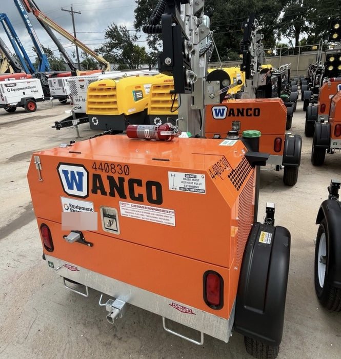 2024 Wanco WLTT-4MM4K Diesel, Deep Sea Controller, Shore Power Plug, Auto Start, (4) 350W LED Floodlights, 4kW Generator, 60 Gal Fuel Tank, 2" Ball, T3