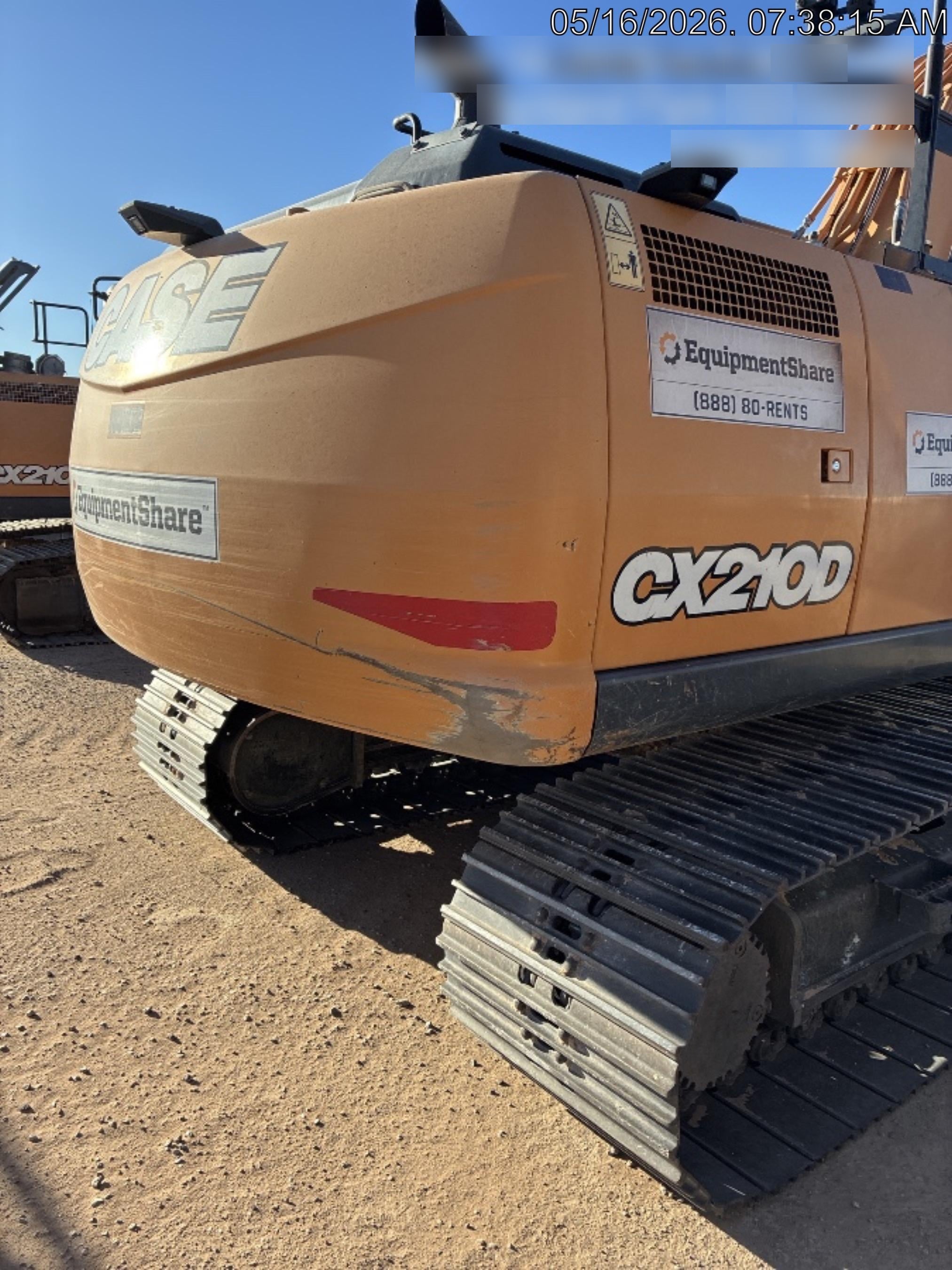 2021 CASE CX210D