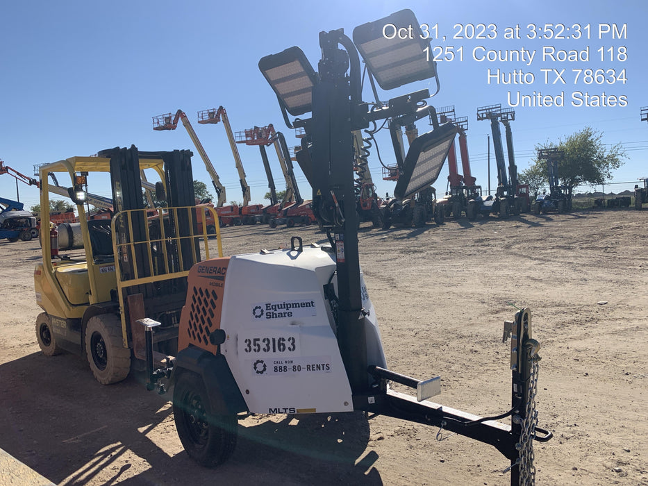 2023 Generac MLT2 Diesel, Flex Switch 120V Input, Powerzone Controller, (4) 320W LED Lights, 4kW Generator, 39.9 Gal Fuel Tank, 2" Ball, T3