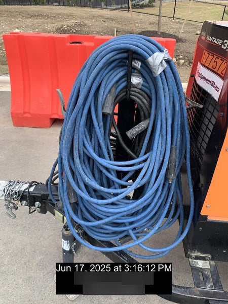 2021 Lincoln Electric Vantage 322 Vantage 322 Ready Pak 3 w/ Decals, ORANGE (includes trailer, cable rack, fender light kit) NO Telematics