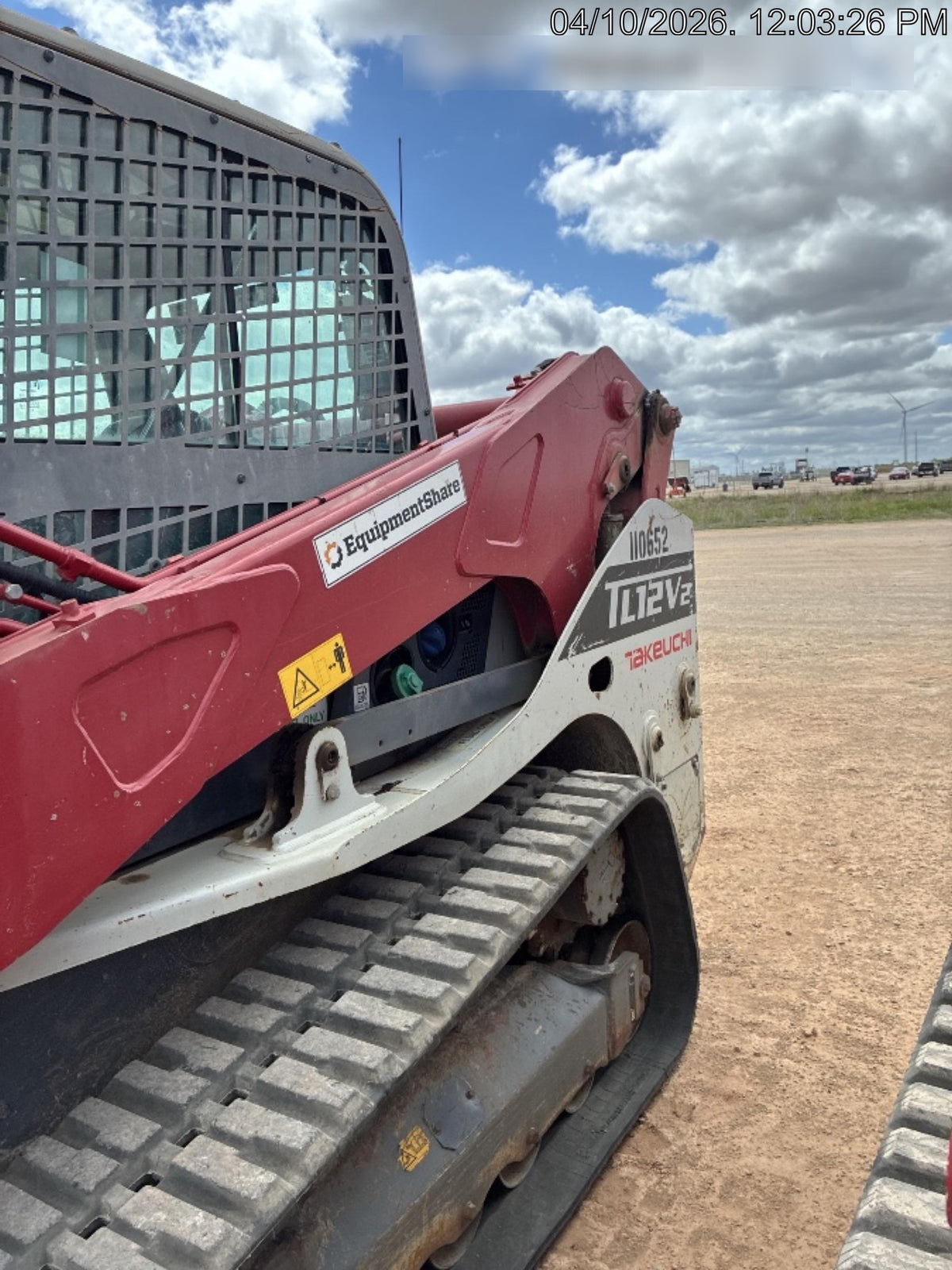 2020 Takeuchi TL12V-2 Cab, Rubber Track