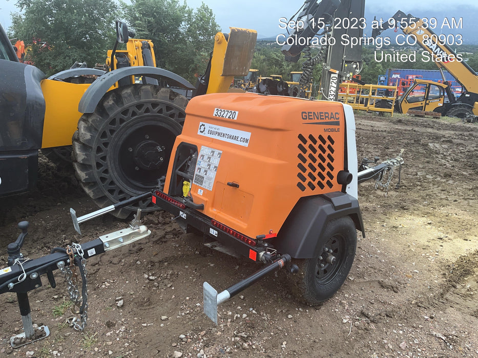 2023 Generac MLT2 Diesel, Flex Switch 120V Input, Powerzone Controller, (4) 320W LED Lights, 4kW Generator, 39.9 Gal Fuel Tank, 2" Ball, T3