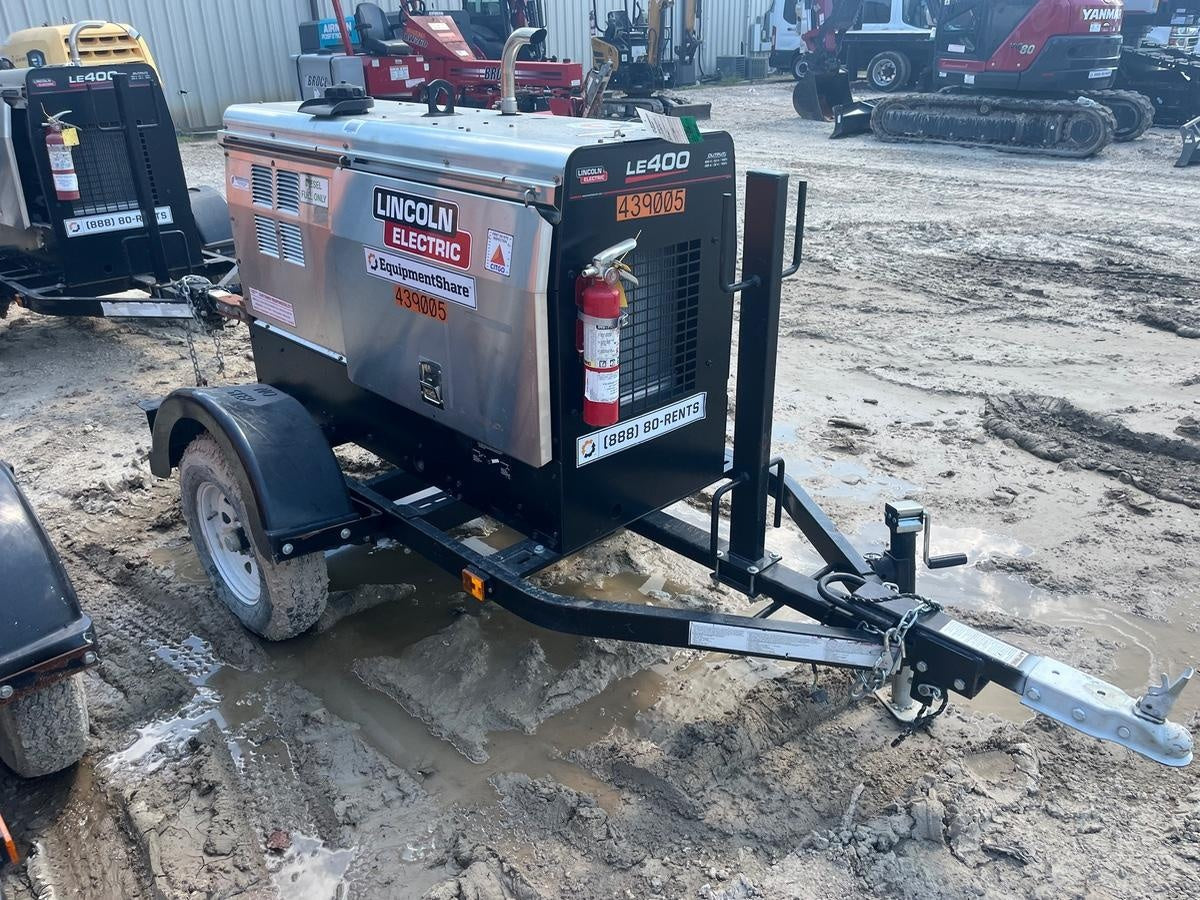 2024 Lincoln Electric LE400 Kubota V1505, Trlr, Cable Rack, Light Kit, ES Decals, T3