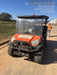 Kubota RTV-X1140W-H 4WD utility cart -LED strobe -Windshield tempered glass -Plastic canopy -Wire harness kit -Backup alarm