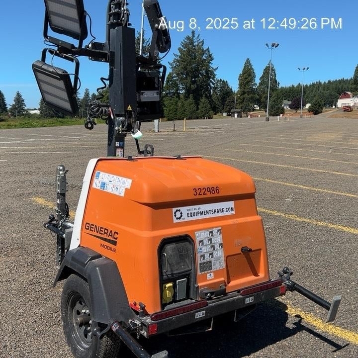 2023 Generac MLT2 Diesel, Flex Switch 120V Input, Powerzone Controller, (4) 320W LED Lights, 4kW Generator, 39.9 Gal Fuel Tank, 2" Ball, T3