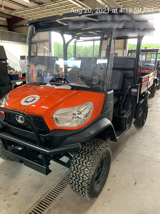 2021 Kubota RTV-X1140W-H Plastic Canopy, Windshield Acrylic Clear, LED Strobe Light, Wire Harness Kit, Back up Alarm
