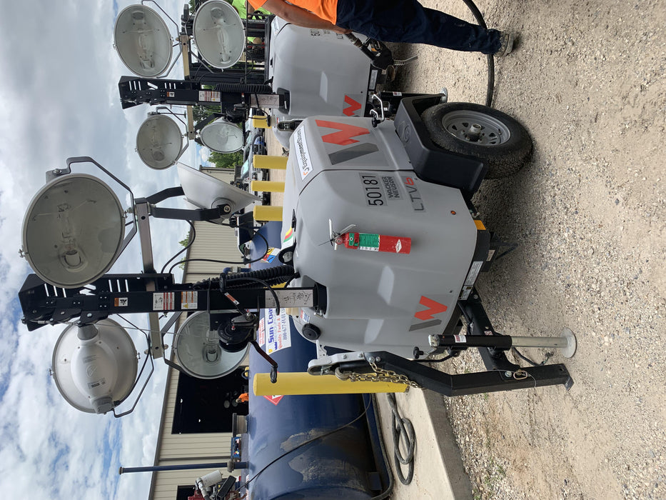 2019 Wacker Neuson LTV6L-MH Mobile Light Tower w/Fuel Level Sensor Installed