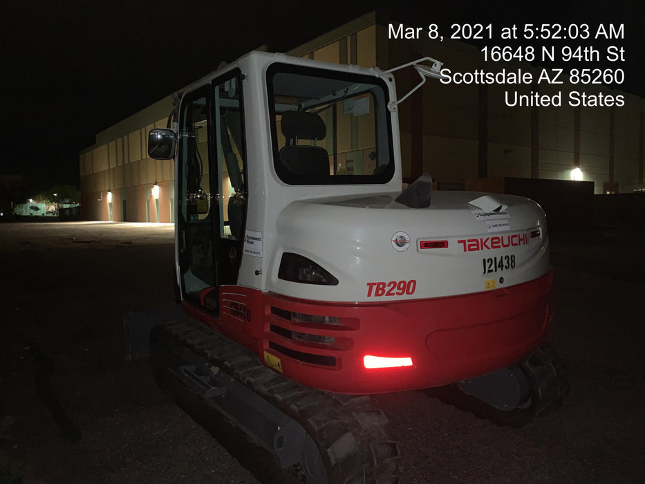 2020 Takeuchi TB290C Cab/Heat/Air, Rubber Tracks, Manual TAG QC