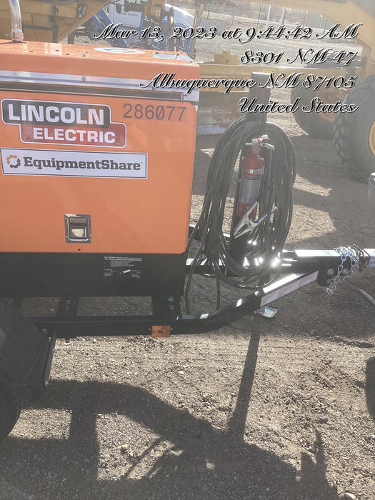 2022 Lincoln Electric LE400 Kubota V1505, Trlr, Cable Rack, Light Kit, ES Decals, T3