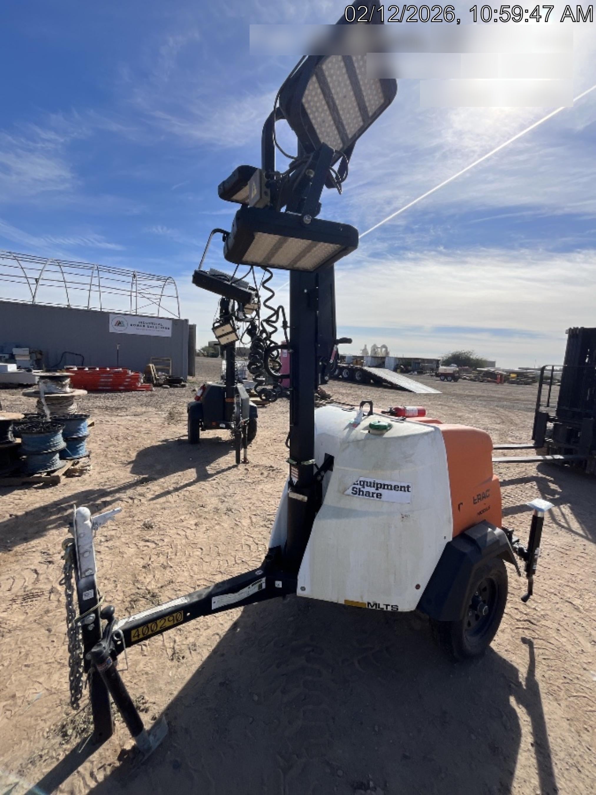 2024 Generac MLT2 Diesel, Flex Switch 120V Input, Powerzone Controller, 
(4) 320W LED Lights, 4kW Generator, 39.9 Gal Fuel Tank, 2" Ball, T3