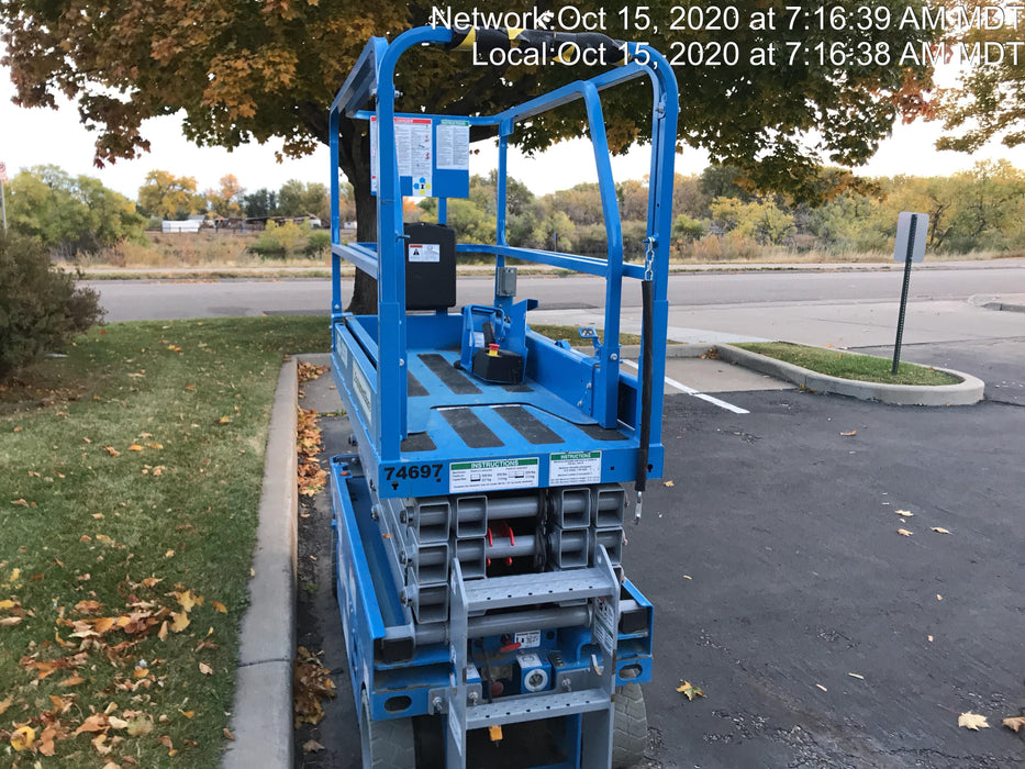 2020 Genie GS-1930 Fixed rails with chain entry gate - Pre A92.20