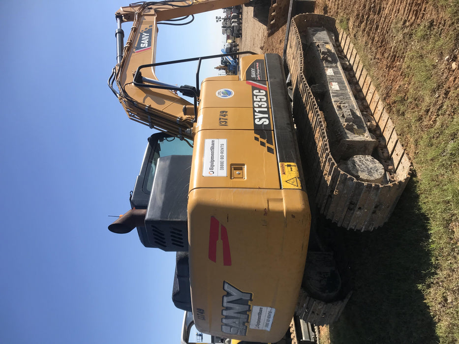 Sany SY135C SY135 Tier 4 - Cab, Hydraulic QC, Hydraulic Breaker, 36" HD Sany Bucket, 42" HD Sany Bucket, 24" HD Sany Bucket