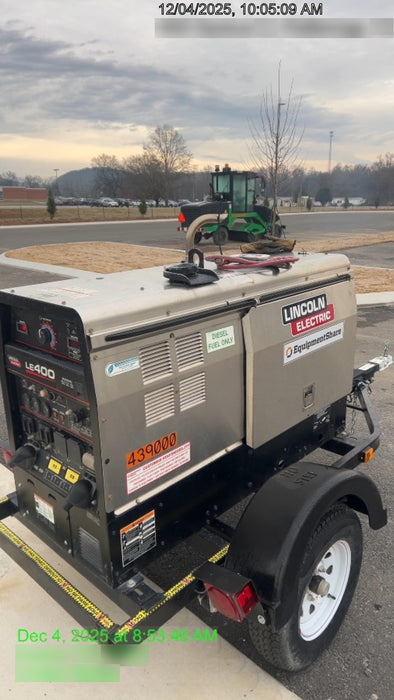 2024 Lincoln Electric LE400 Kubota V1505, Trlr, Cable Rack, Light Kit, ES Decals, T3