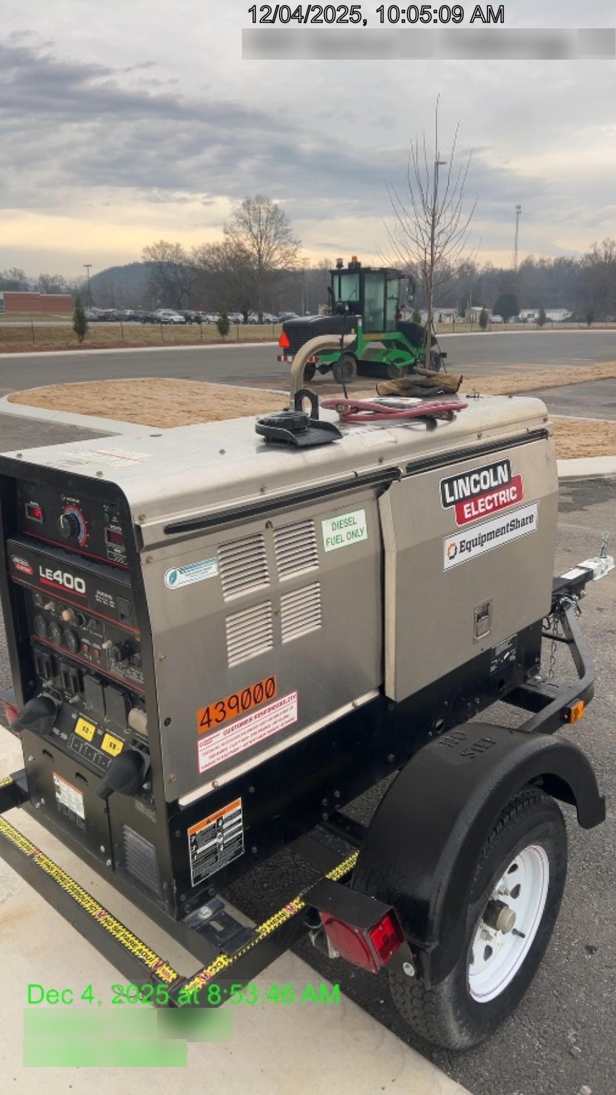 2024 Lincoln Electric LE400 Kubota V1505, Trlr, Cable Rack, Light Kit, ES Decals, T3