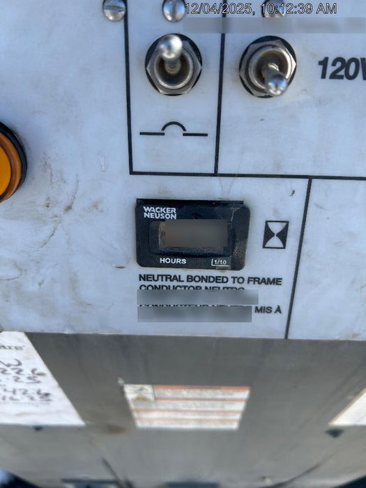 Wacker Neuson LTV6K-MH Wacker Neuson LTV6K Mobile Light Tower w/Fuel Level Sensor Installed