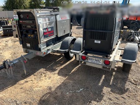 2020 Multiquip DLW400ESA4 400 amp Welder, 14kW, 120/240V, T4F Kubota, Trailer