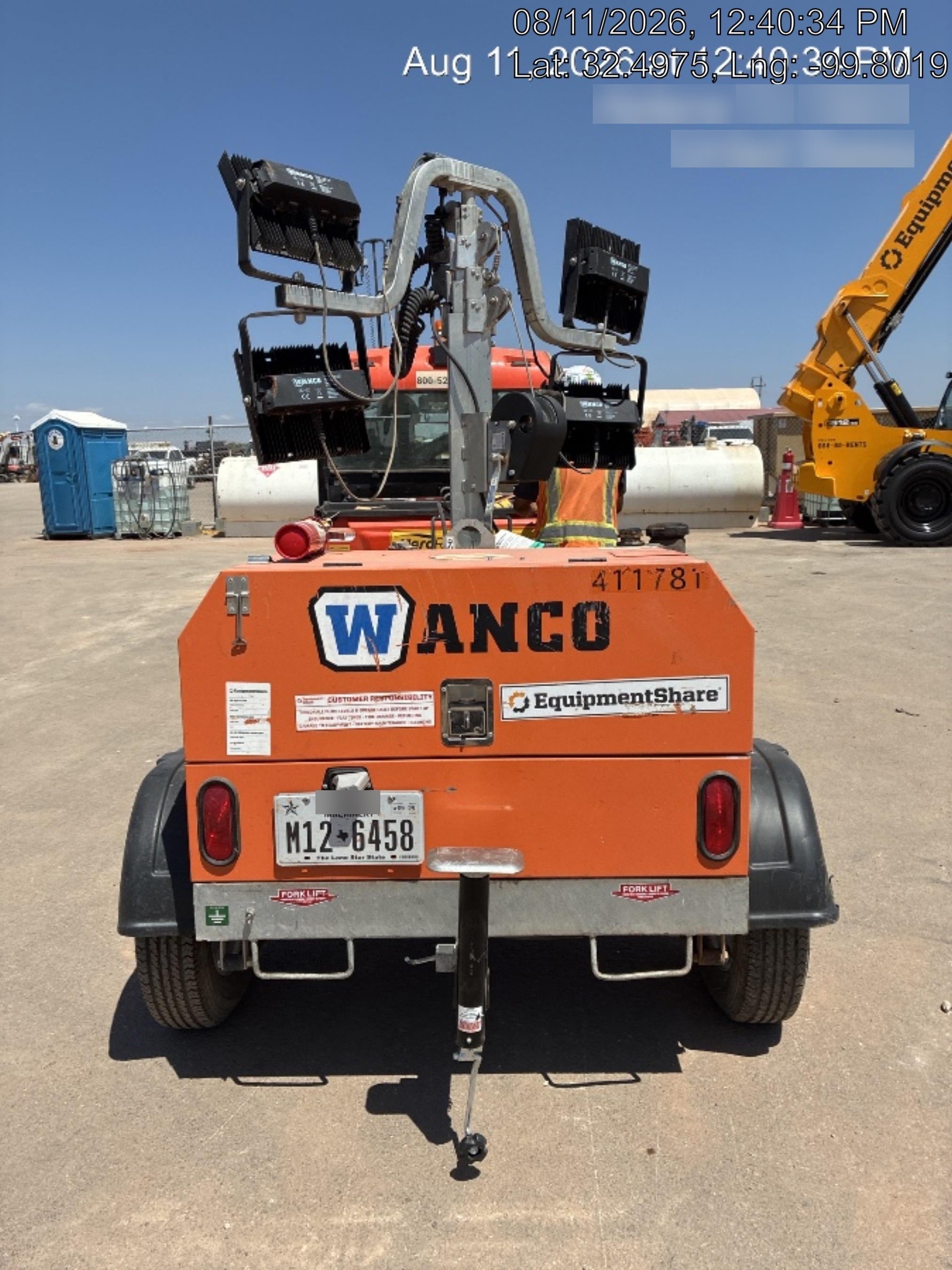 2024 Wanco WLTT-4MM4K Diesel, Deep Sea Controller, Shore Power Plug, Auto Start, (4) 350W LED Floodlights, 4kW Generator, 60 Gal Fuel Tank, 2" Ball, T3