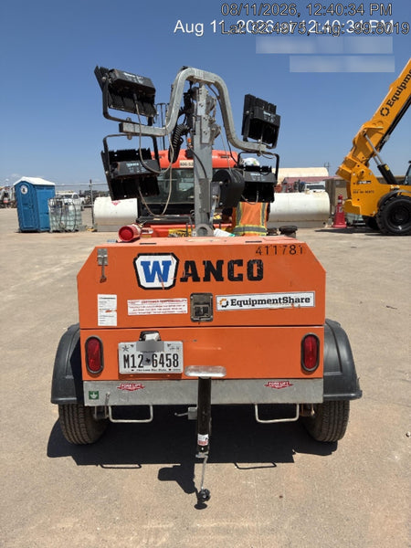 2024 Wanco WLTT-4MM4K Diesel, Deep Sea Controller, Shore Power Plug, Auto Start, (4) 350W LED Floodlights, 4kW Generator, 60 Gal Fuel Tank, 2" Ball, T3