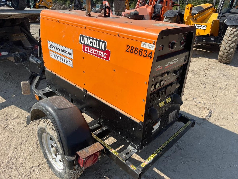 2022 Lincoln Electric LE400 Kubota V1505, Trlr, Cable Rack, Light Kit, ES Decals, T3