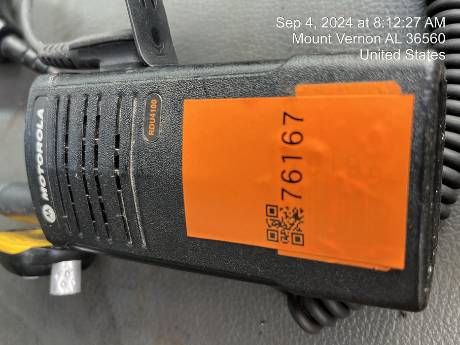 2020 MOTOROLA RDU4100