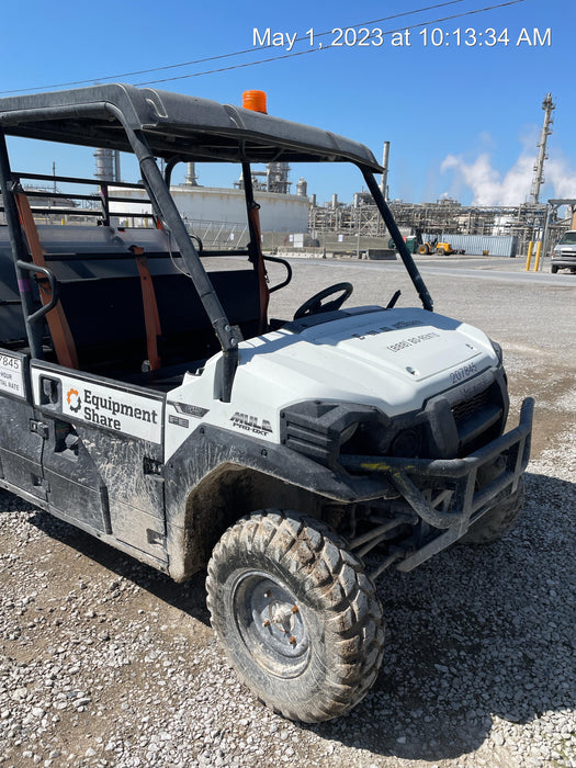 2022 Kawasaki Mule PRO-DXT Standard Options, Backup Alarm, Beacon, Plastic Hard Top, Poly Windshield, Horn Kit