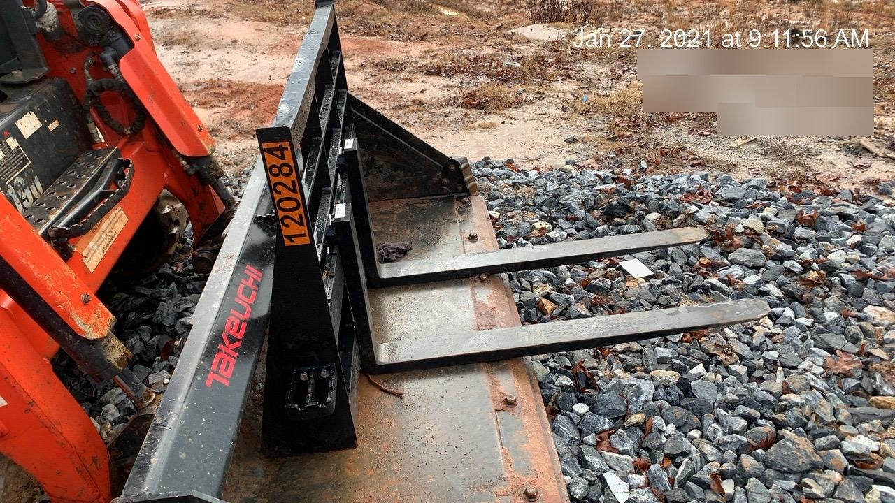 2020 MBD 48" Pallet Fork Frame