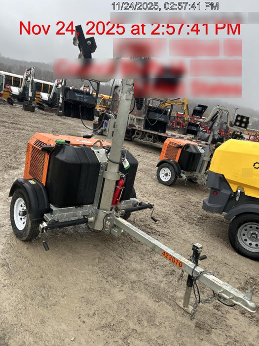 2024 Wanco WLTT-4MM4K Diesel, Deep Sea Controller, Shore Power Plug, Auto Start, (4) 350W LED Floodlights, 4kW Generator, 60 Gal Fuel Tank, 2" Ball, T3