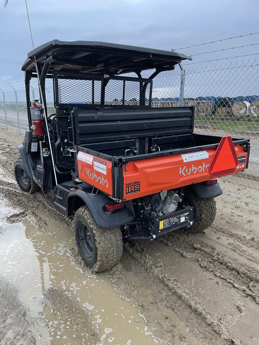 2022 Kubota RTV-X1140W-H Plastic Canopy, Windshield Acrylic Clear, LED Strobe Light, Wire Harness Kit, Back up Alarm