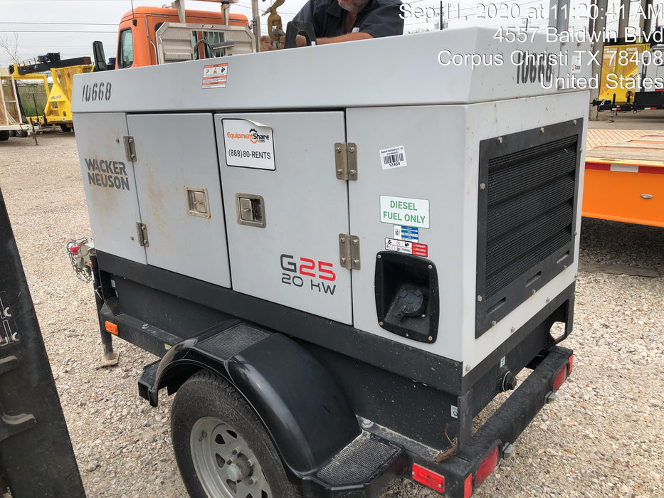 2018 WACKER NEUSON G25