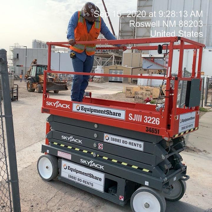 2019 Skyjack SJIII-3226 Standard Options, Trojan Batteries