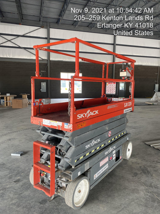 2018 Skyjack SJIII-3226 Standard Rental Specs