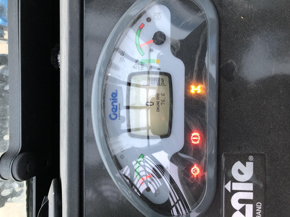 2019 Genie GTH-1056 Cab/Heat/AC, Solid RT Tires, LED Work Lights, Beacon 60" QA Carriage, 60" Forks