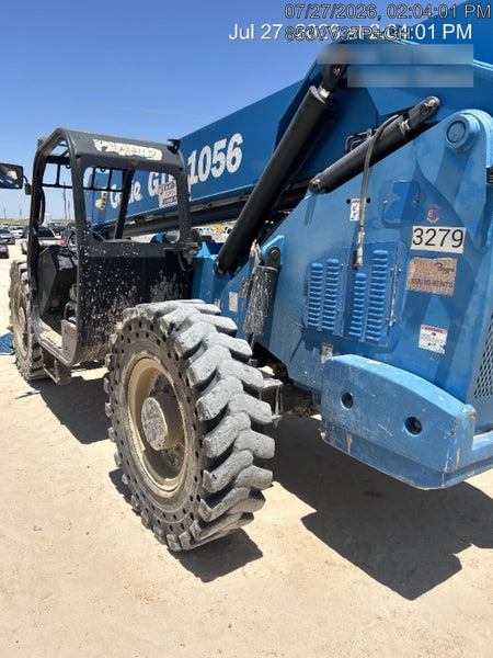 2017 Genie GTH-1056 Solid Tires, 60" carriage, Light Kit, Open ROPS