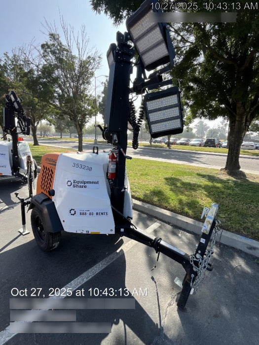 2023 Generac MLT2 Diesel, Flex Switch 120V Input, Powerzone Controller, (4) 320W LED Lights, 4kW Generator, 39.9 Gal Fuel Tank, 2" Ball, T3