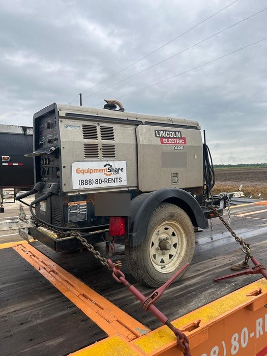 2018 Lincoln Electric Vantage 322 Lincoln Vantage 322 Welder Ready Pak 3 - Vantage 322, Trailer, Fender and light kit, Cable rack